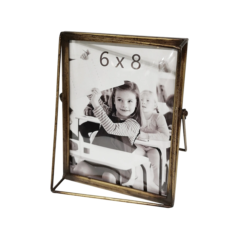 Amazon Hot Sales Custom Iron Frame Photo Frame Tabletop Decoration Creative High-End Display Frame