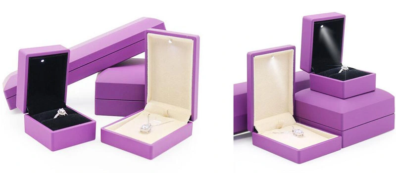 Creative LED Light Jewelry Box, Propose Ring Box, Pendant Gift Box, Wholesale Jewelry Box