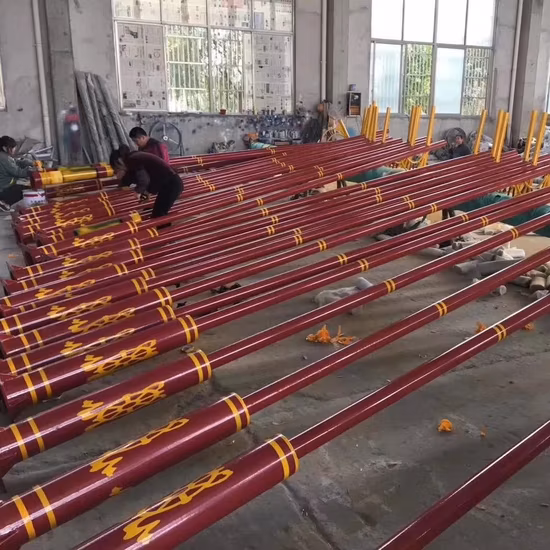 CE 아연 도금 강철 태양열 램프 포스트 가로등 포스트