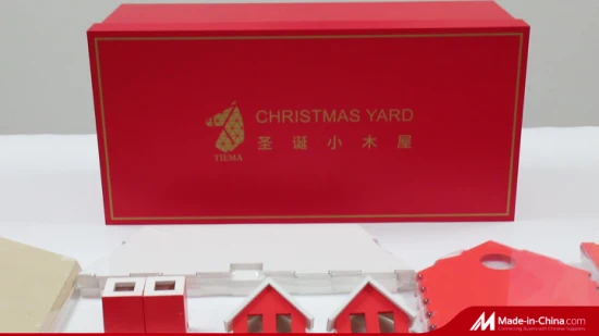베스트 셀러 장식 공급 업체 스노우 컬러 폼 수제 홈 인테리어 크리스마스 하우스